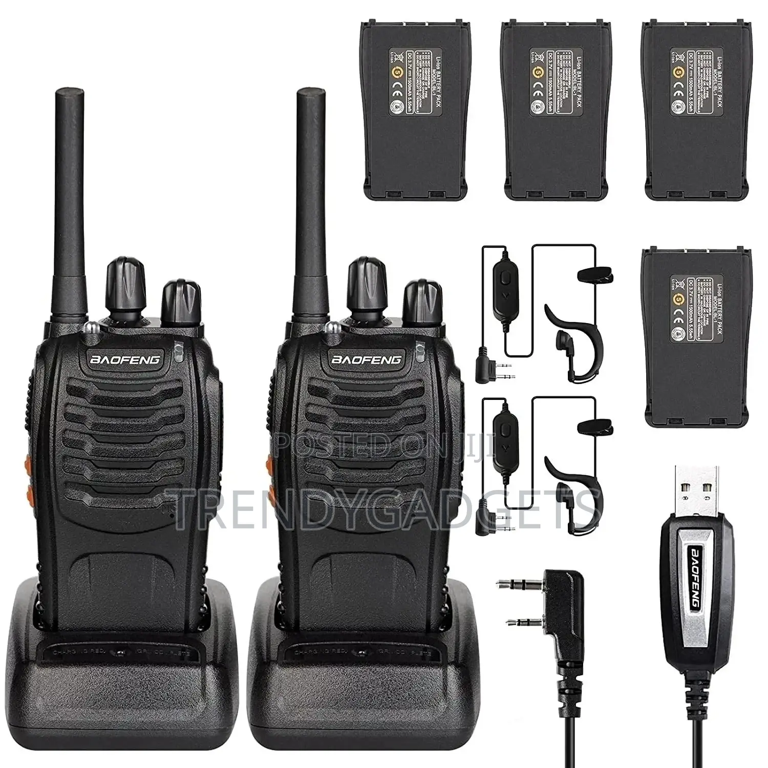 Baofeng BF-888S UHF Walkie Talkies(2 Pack)