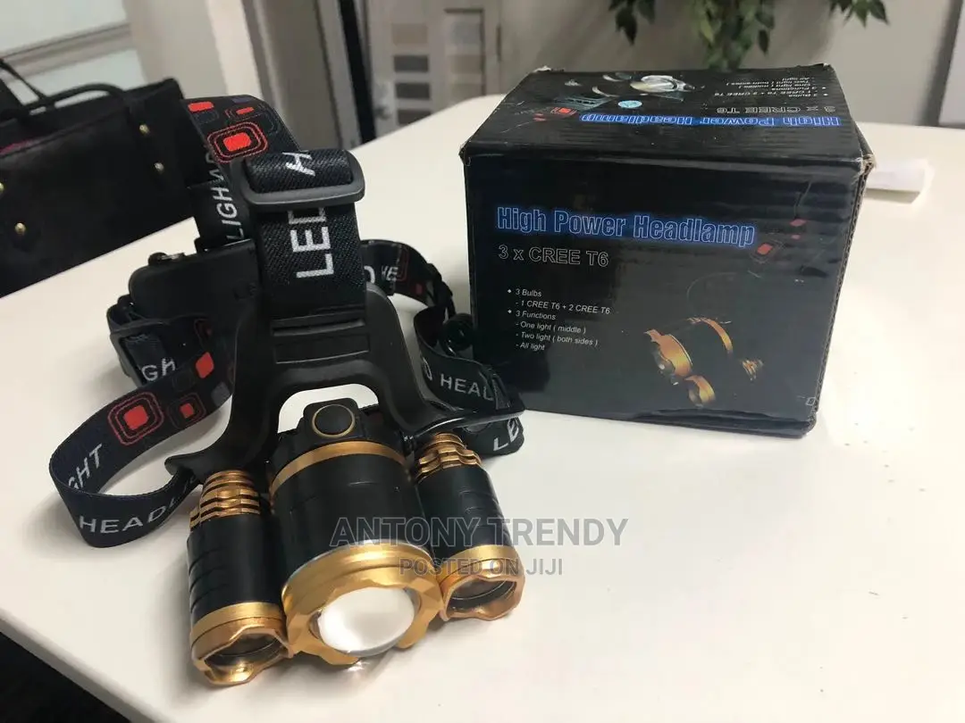 Power Headlamp 3 X CREE T6