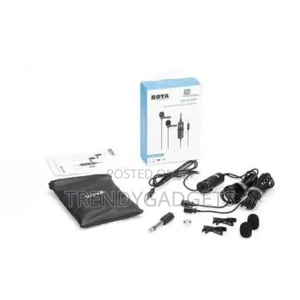 Lavalier Microphone Lapel BOYA BY-M1DM Dual Omni-Directional