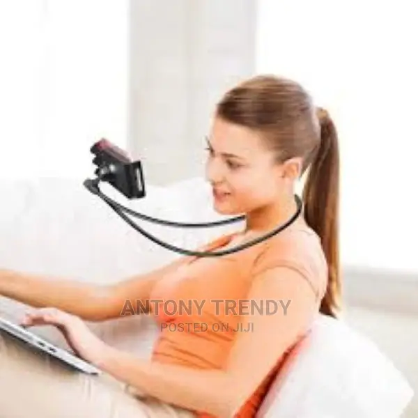 Flexible Cell Phone Holder Hanging Collar Tablet Stand