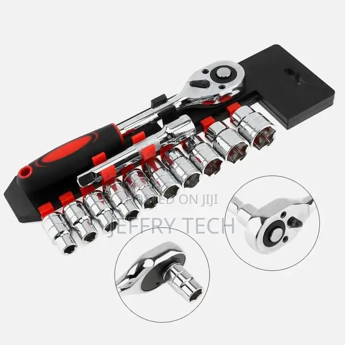 Mlg 11pcs Ratchet Socket Spanner Set