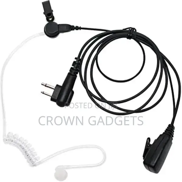 Walkie Talkie Two Way Radio Fbi Earpiece