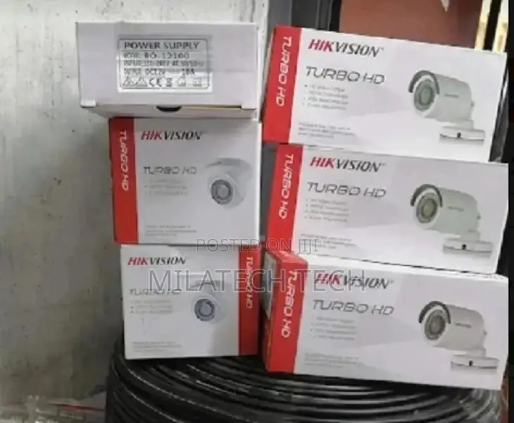 6 Indoor/Outdoor Security Cameras Hikvision