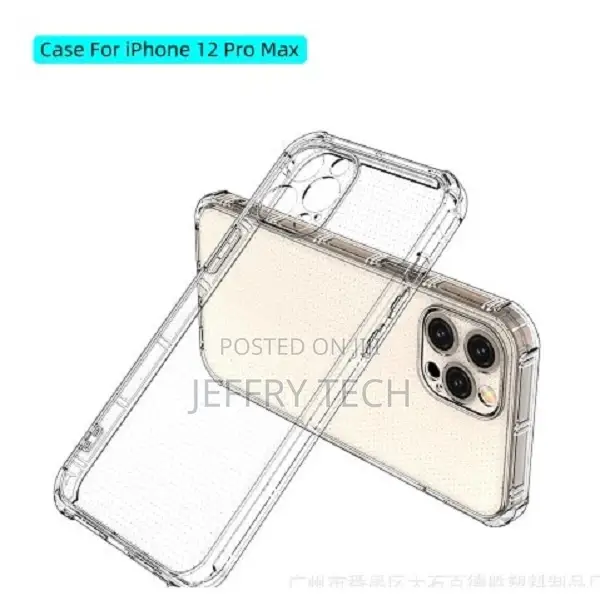 Transparent Back Case for iPhone 12 Pro Max- 6.7inch
