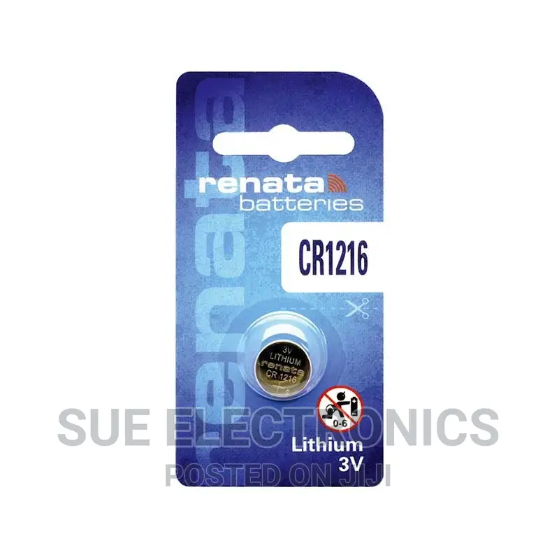 CR1216 3v Lithium Button Cell Battery