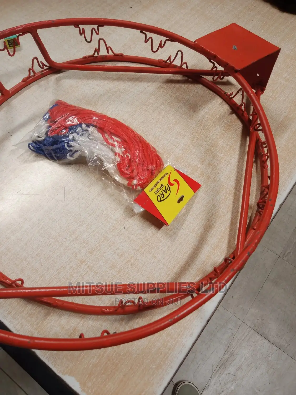 Pair Of Regular Basketball Hoop/Ring 12 Rounds With Nets