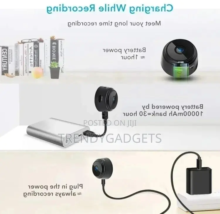 150-Degree Viewing Angle Wireless Mini Spy A9 Spy Camera