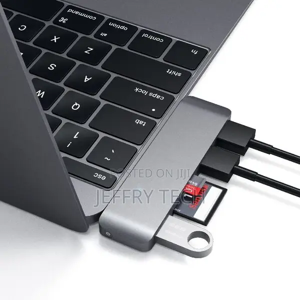 USB-C USB 3.0 3in1 Combo Hub Space Grey