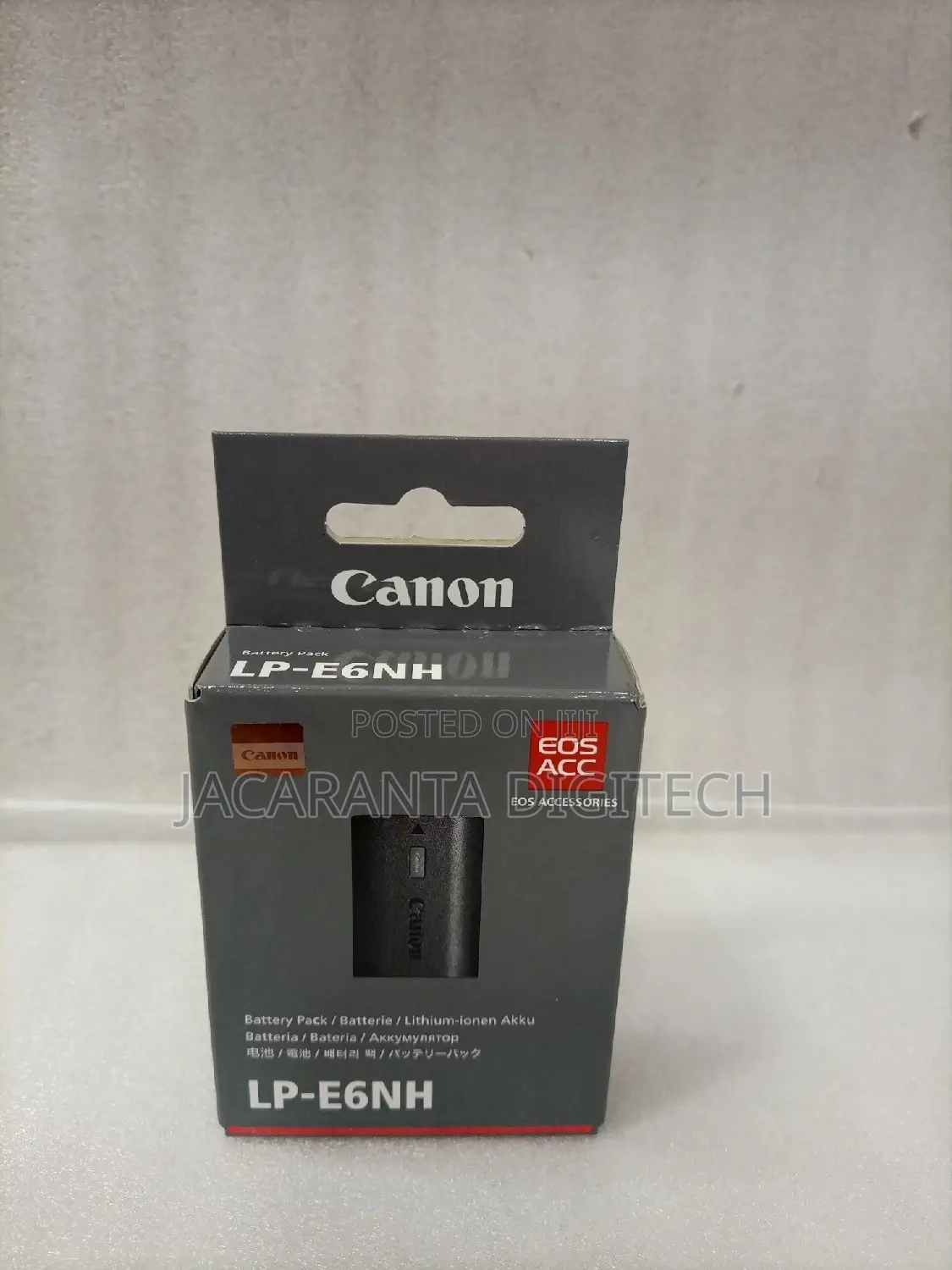 Original Canon Lp-E6nh Battery (7.2v, 2130mah)