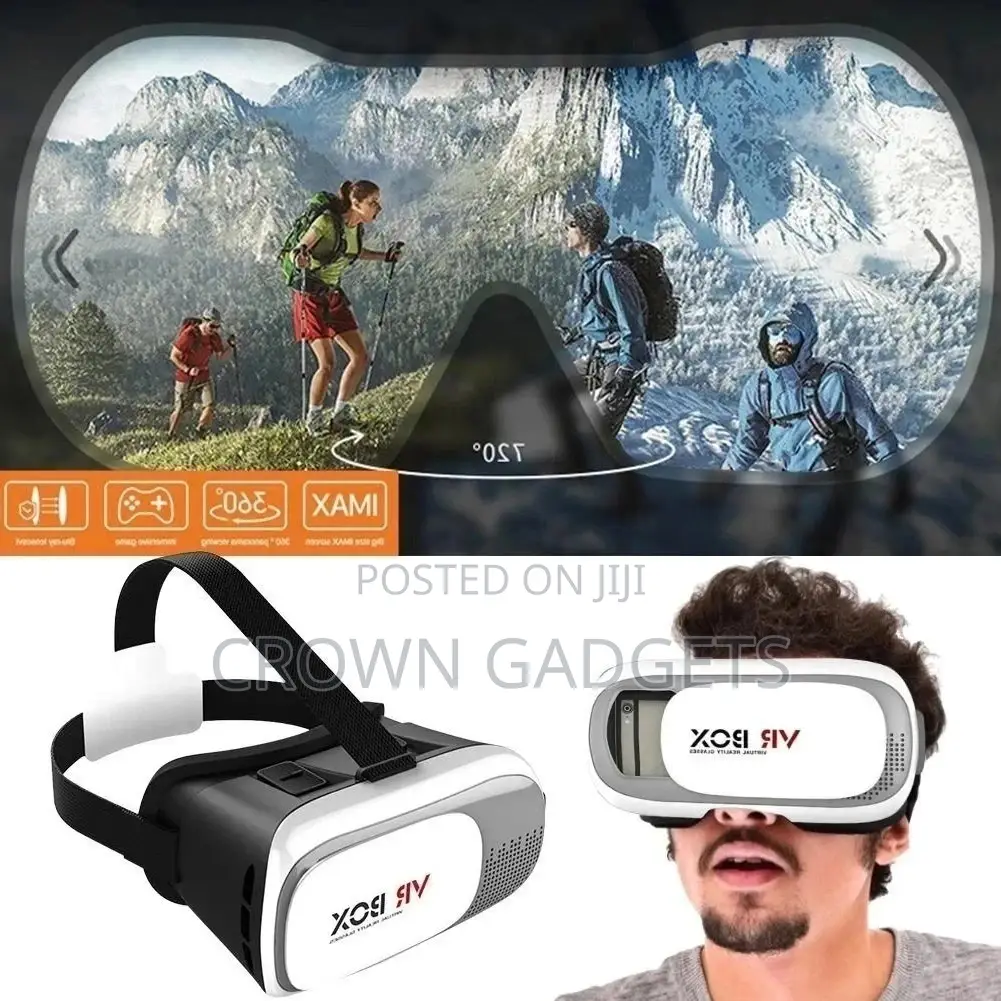 VR Headsets 3D Box Virtual Reality Glasses With Big Clear 3D