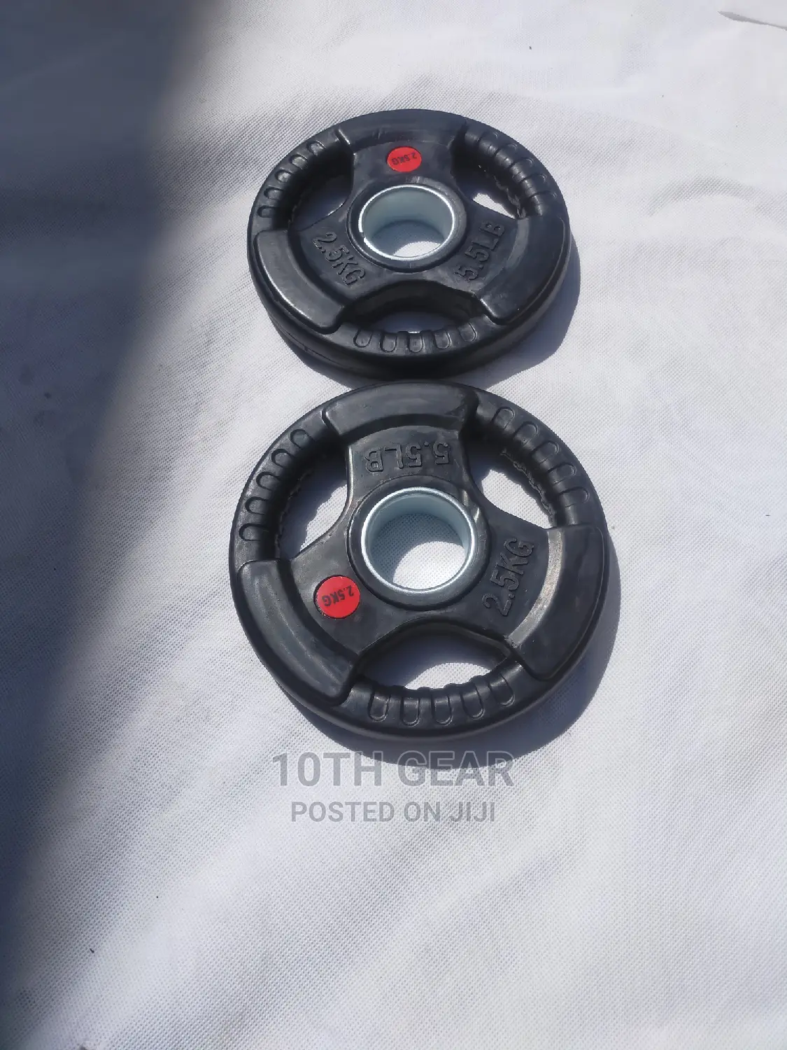 2.5kg Gym Barbell Weights Plates Olympic Rubber Coat