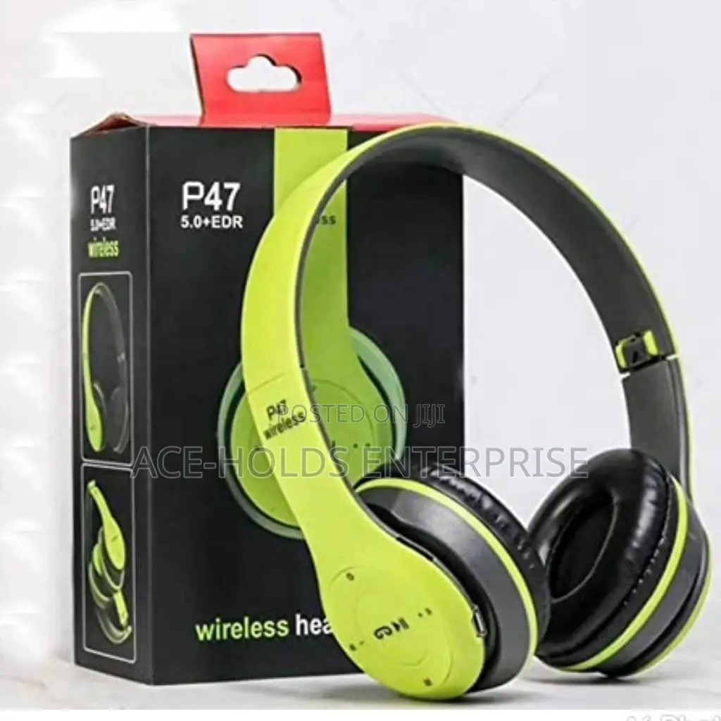 Green P47 Headphones.