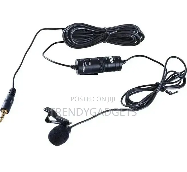Black BY-M1 Boya Collar Mic