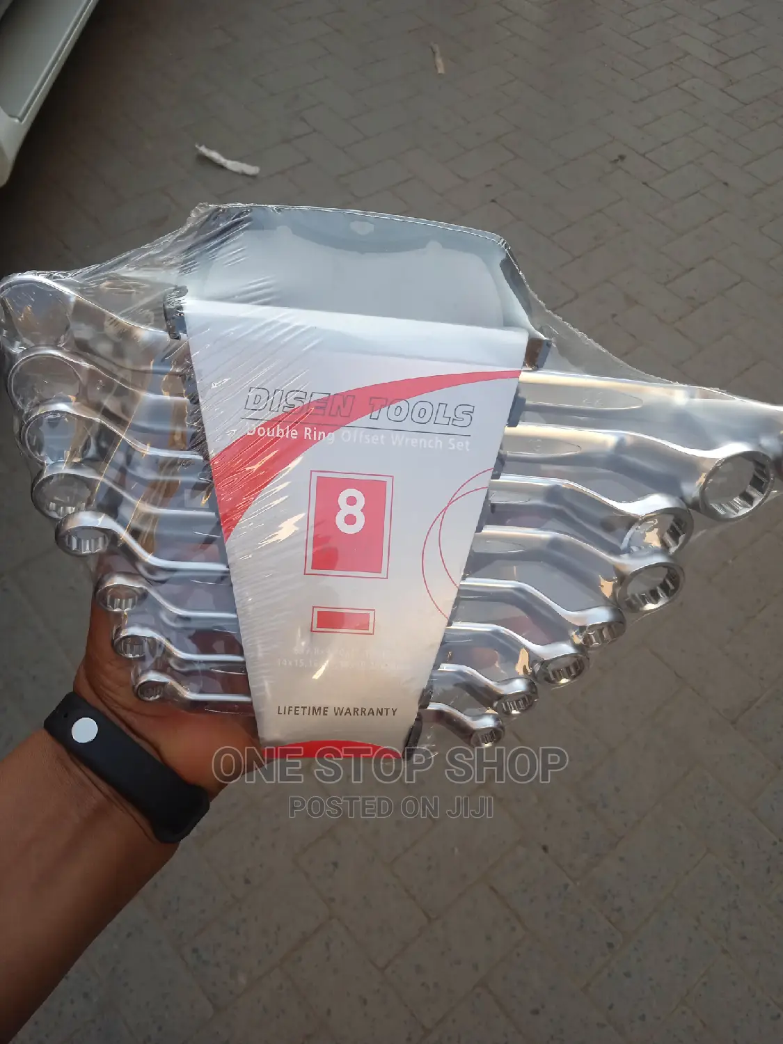 8pcs Offset Ring Spanner Set