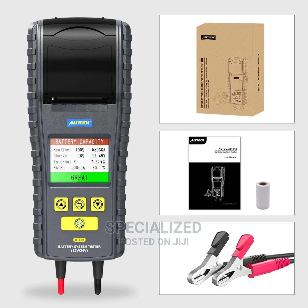 Battery Tester for 12volts and 24volts