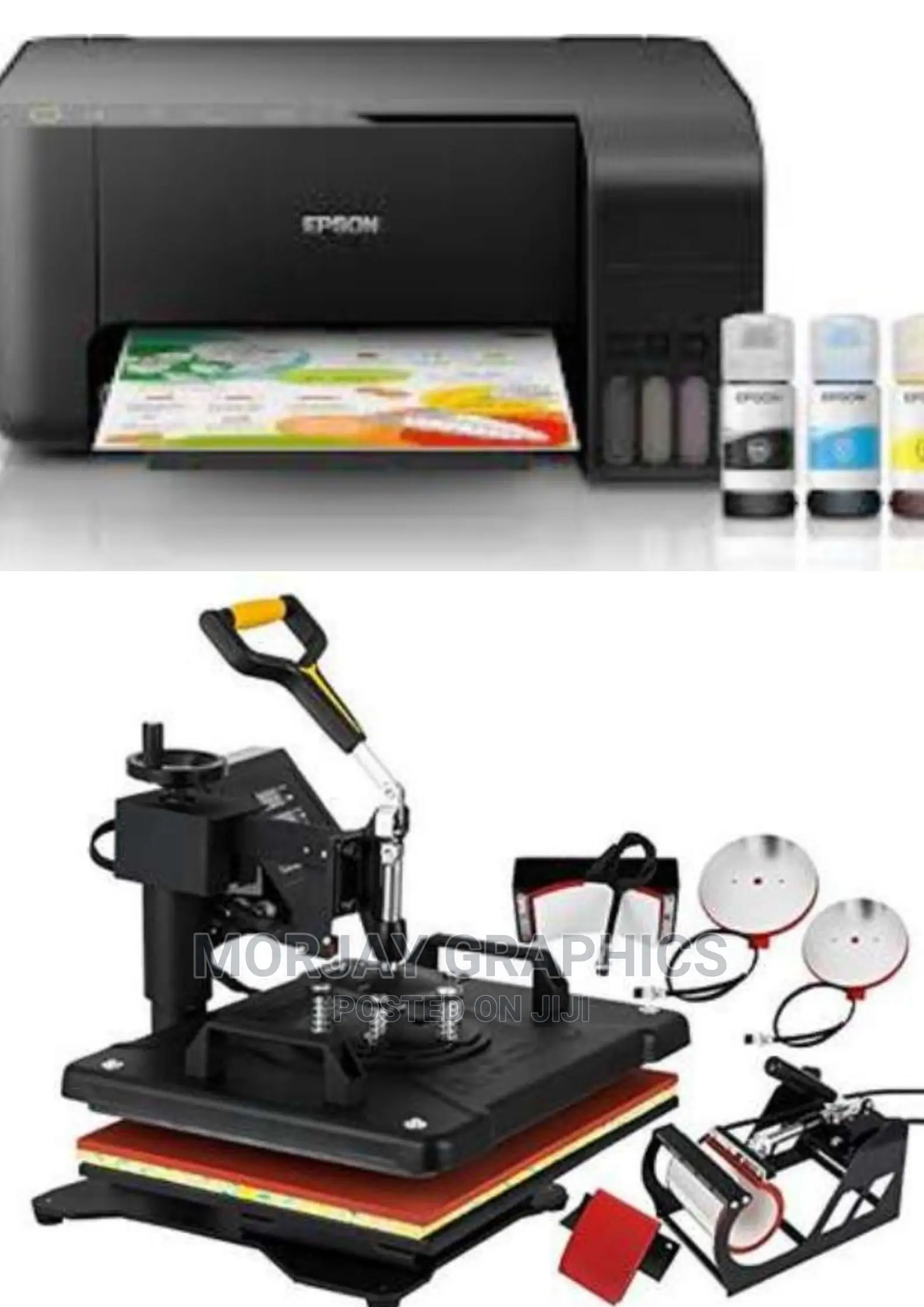 Combo 8in1 Heatpress and Printer