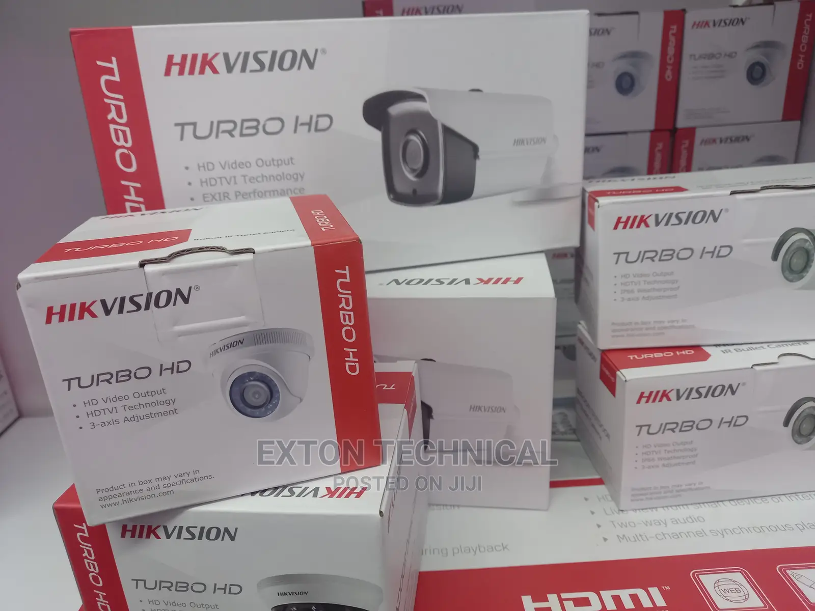 Hiksion 4 CCTV Cameras Complete System Package Kit