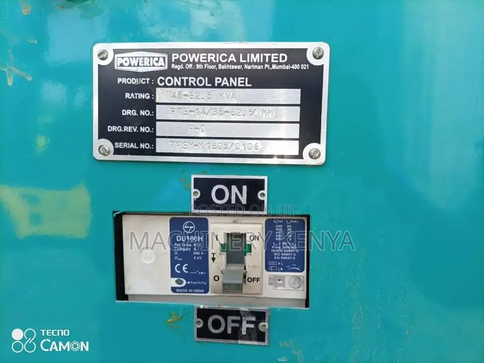 62kva Cummins Power Generator