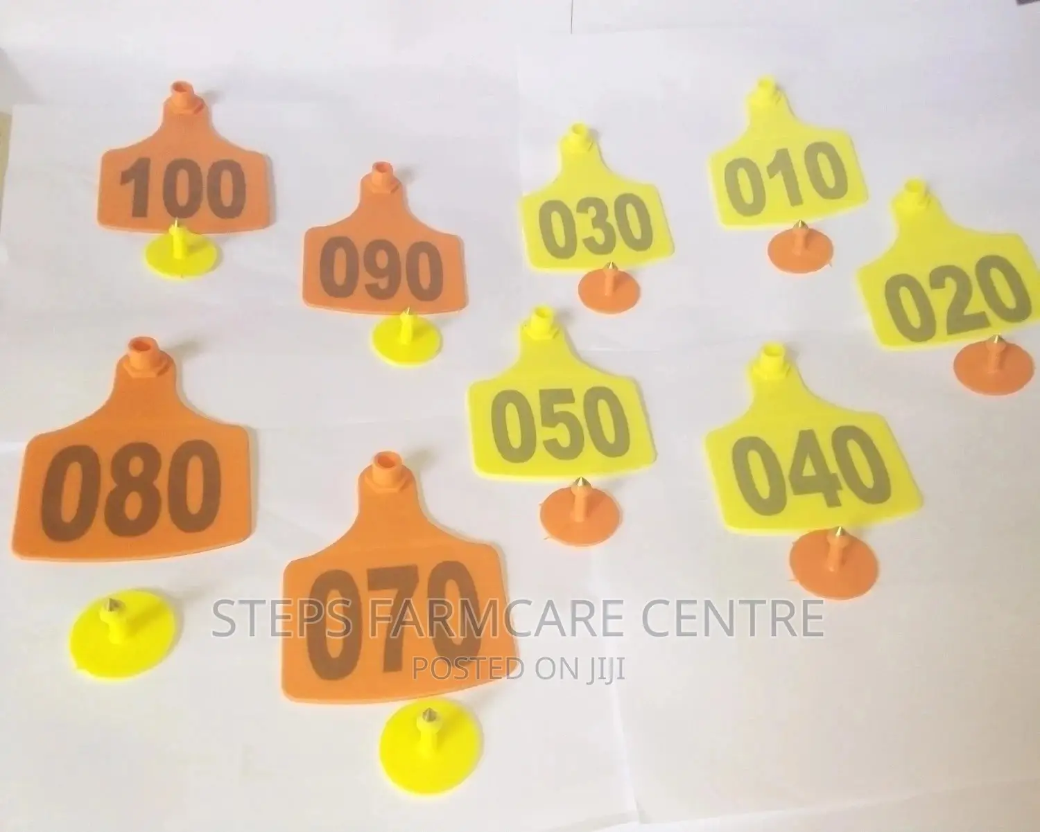 HOT DEAL 100-Pack Numbered Cows Ear Tags