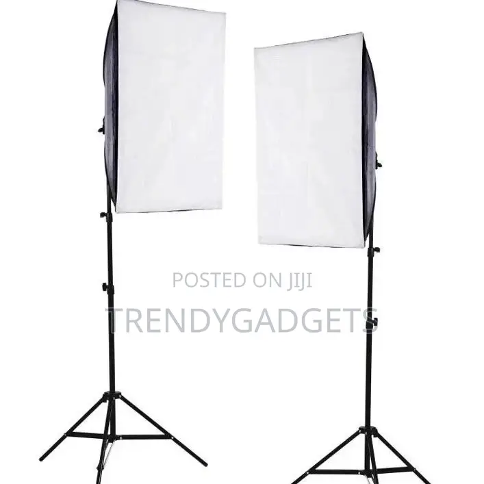 8 Bulb Studio 50*70cm Softbox 100-240v Lighting for Filming