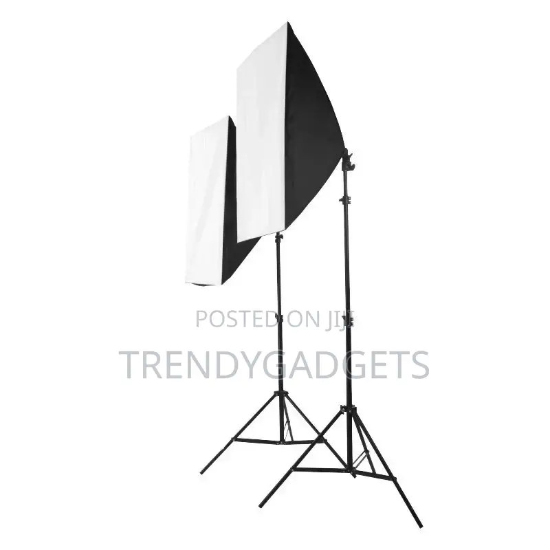 E27 With Base 4 Lamp Holder Light Bulb Softbox Kit