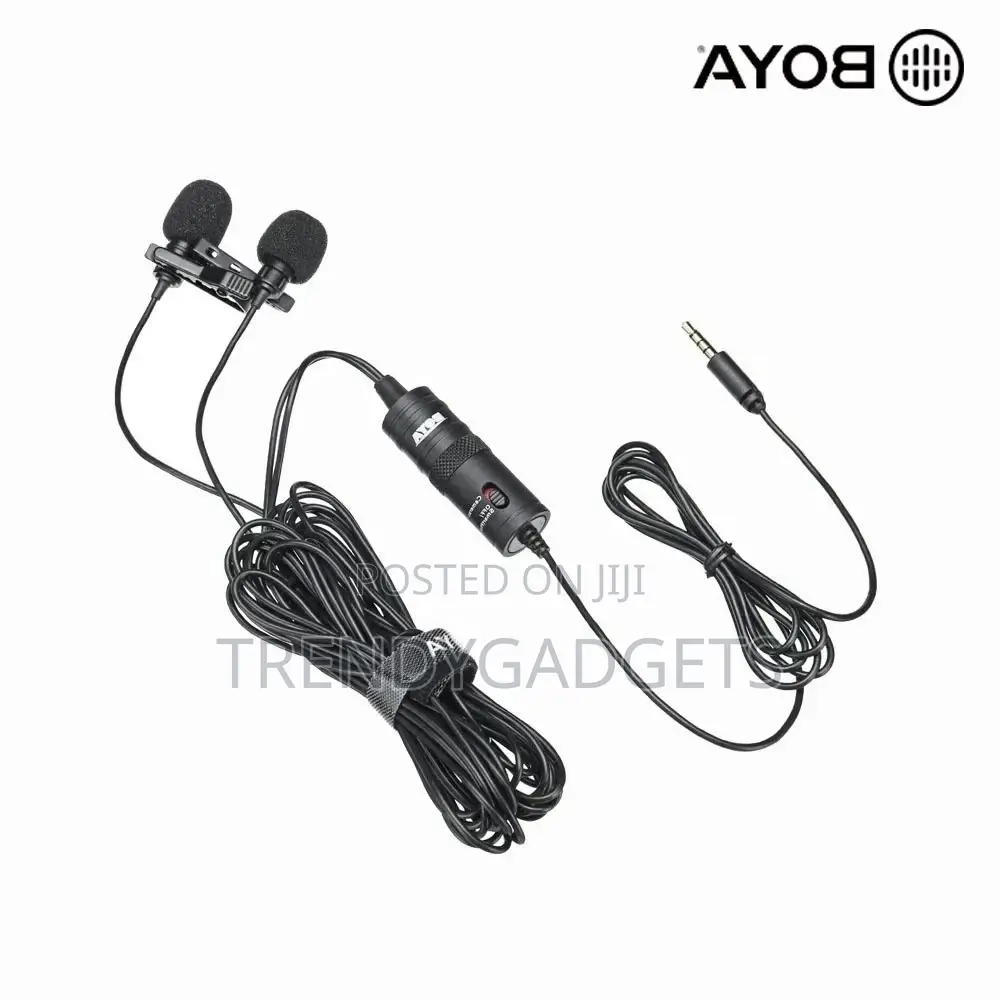High Tech Boya by-M1dm Dual Lavalier Universal Microphone