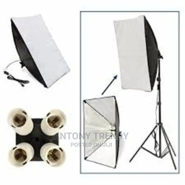 Studio Photo E27 Softbox 4 Socket 50x70cm - The Boring Softb