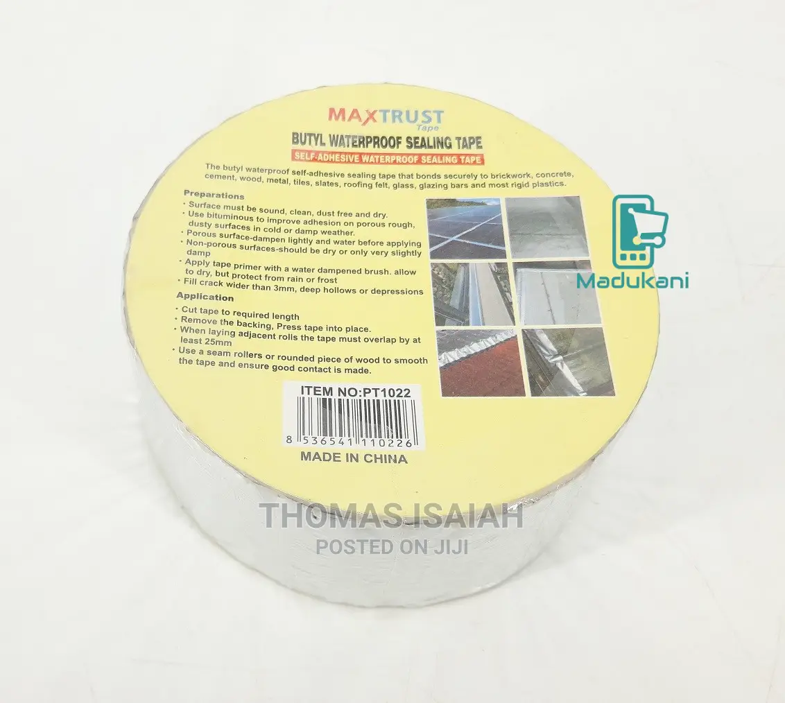 Maxtrust 5cm by 5m Wide Butyl Waterproof Sealing Tape