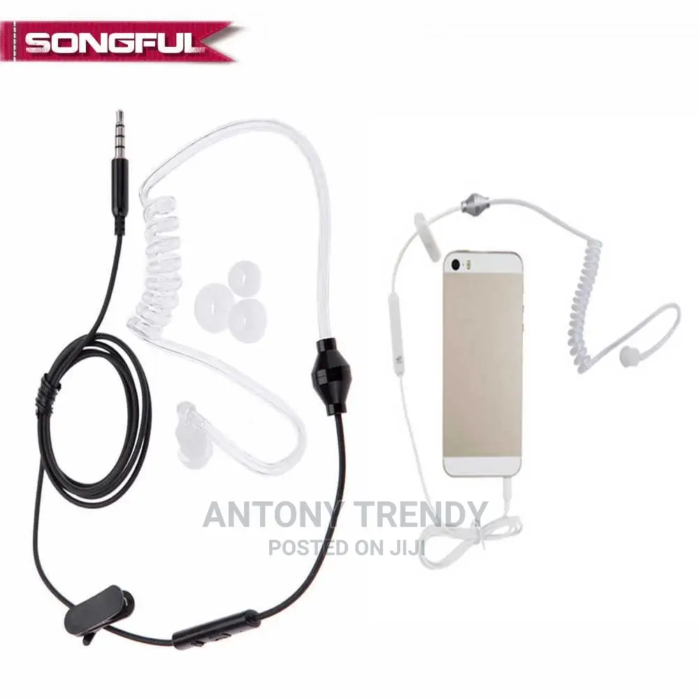 Anti-Radiation Fbi Headphones Headphone Air Tube Hands Free