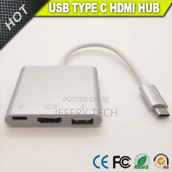 Vision New USB Type C to HDMI Hub Adapter With USB3.1 Female