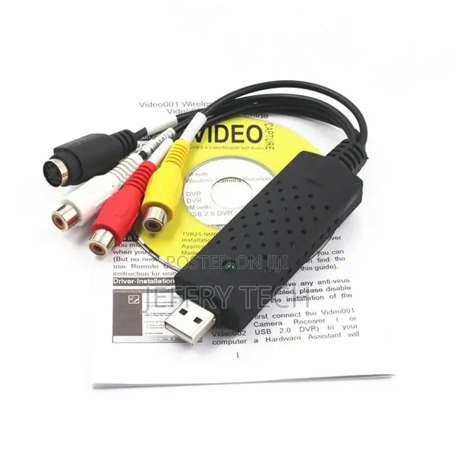 USB Rca AV S-Video Cvbs Video Audio TV Vhs DVD Capture for W