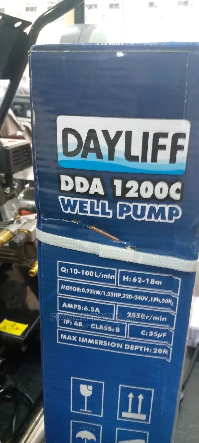 Dayliff 1.25 HP Dda1200c Submissive Water Pump