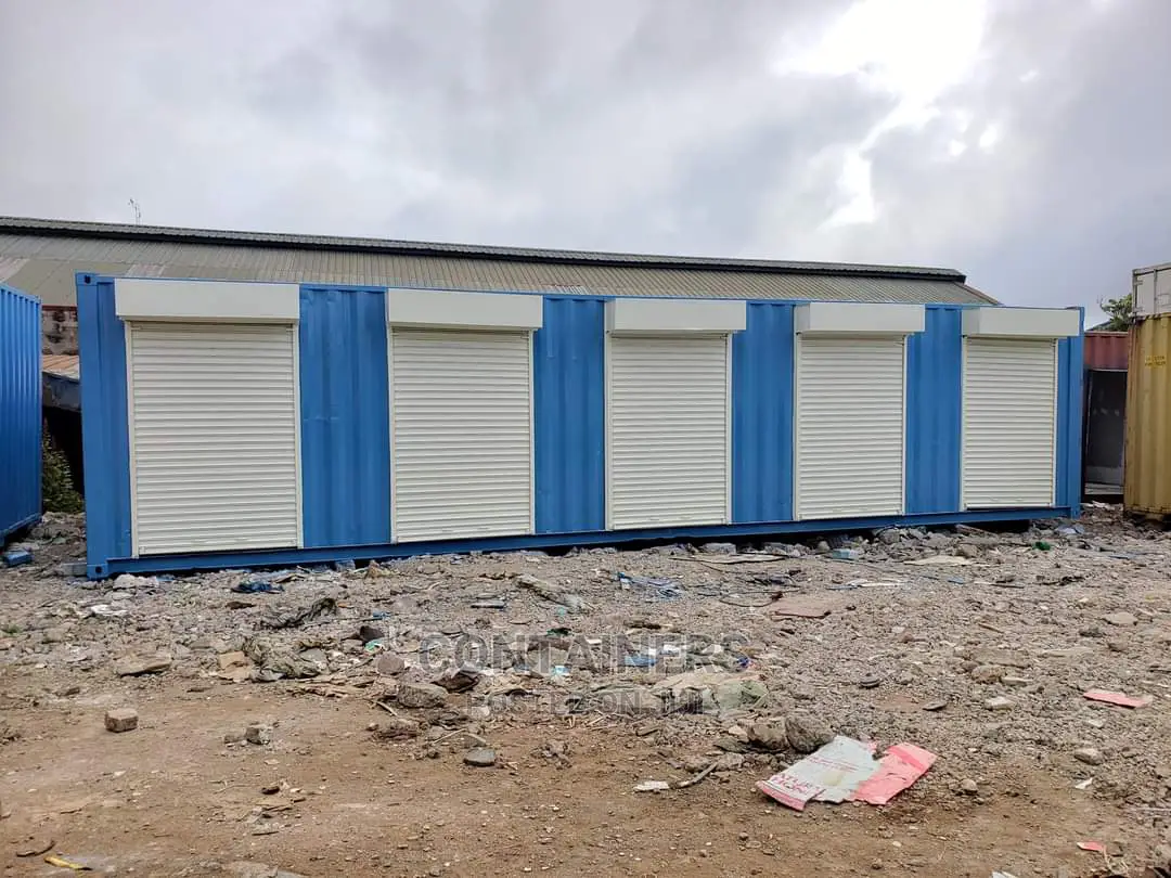 40ft Container Fabricated Into 5 Shops