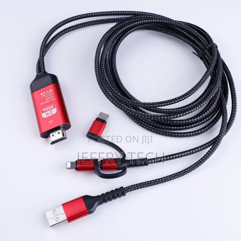 3 in 1 Micro USB Type C to HDMI Adapter Cable for Samsung S8