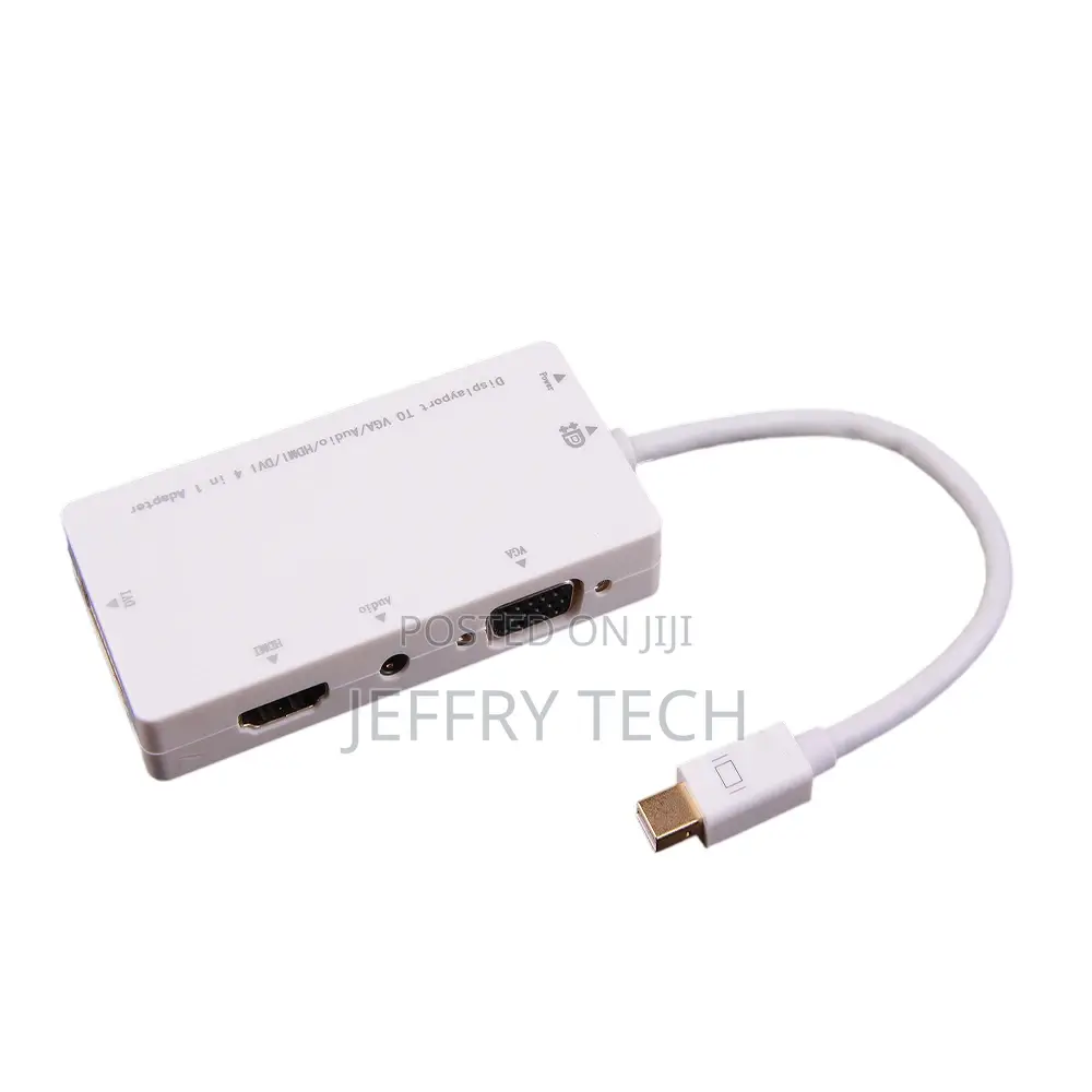 1080P 4 in 1 Adapter Mini DP Displayport Thunderbolt to VGA