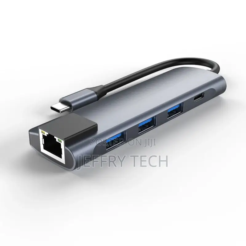 USB-C Multiports Adapter Docking Station Laptop Type C to RJ