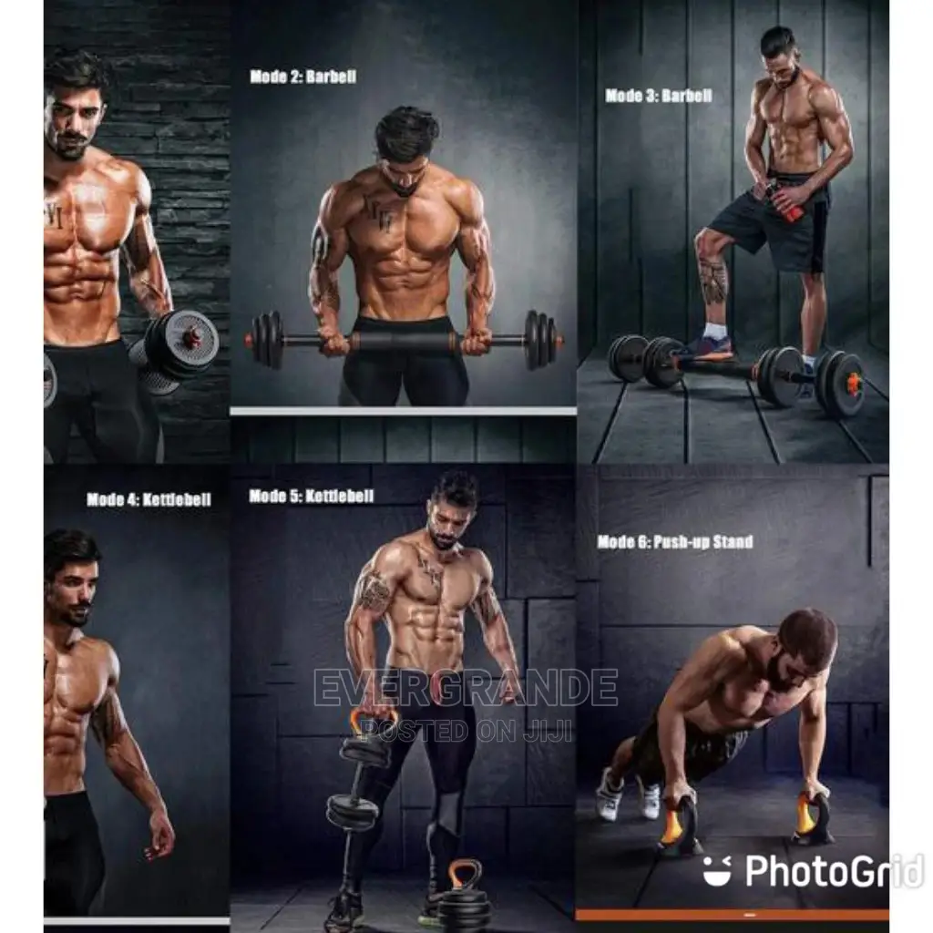 20kg Dumbbells With Kettle Dumbbells