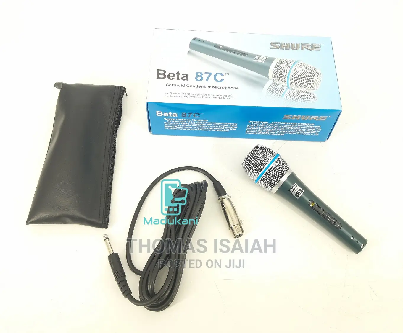 Shure Beta 87C Cardioid Condenser Microphone Wired Microphon