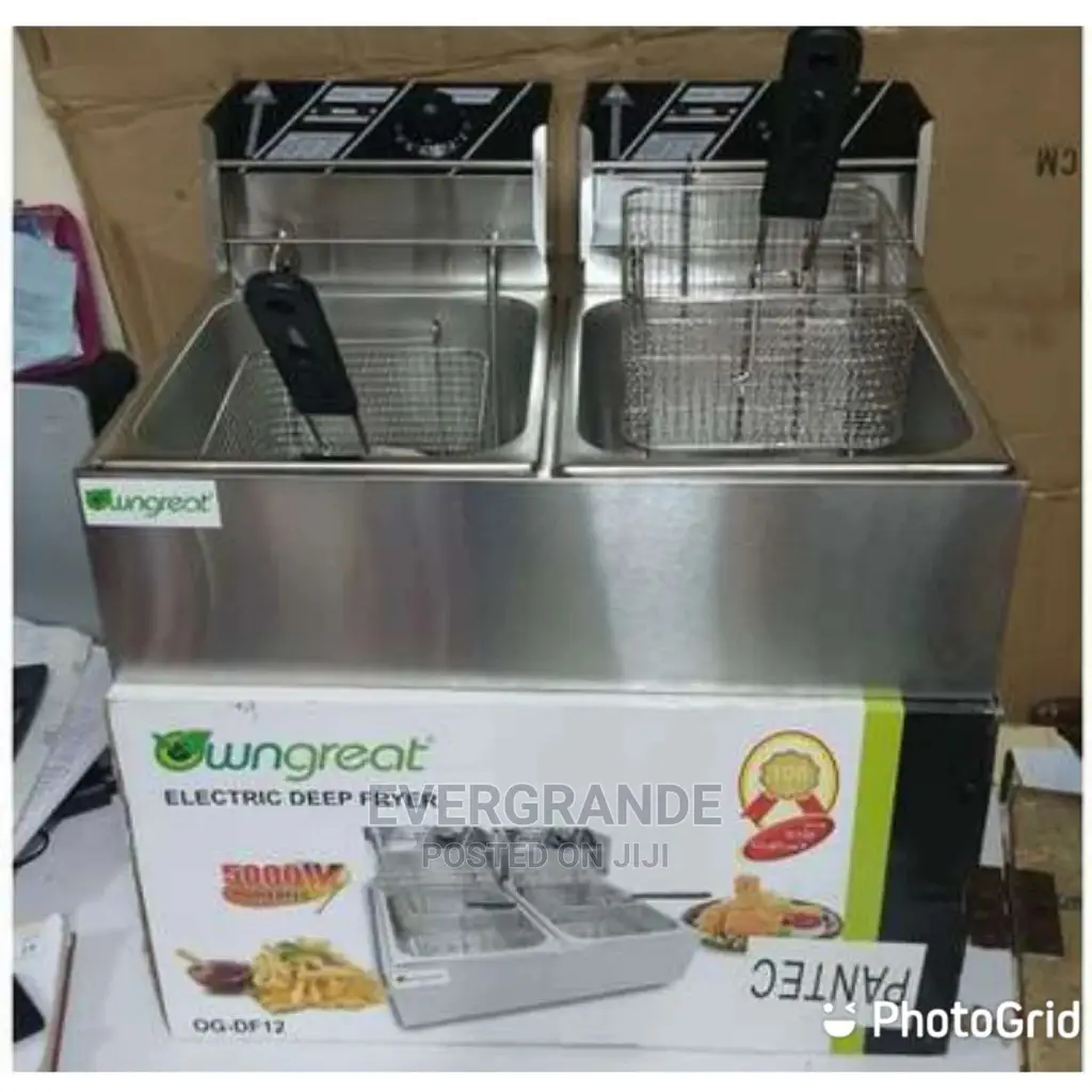 12ltrs Deep Fryer Double