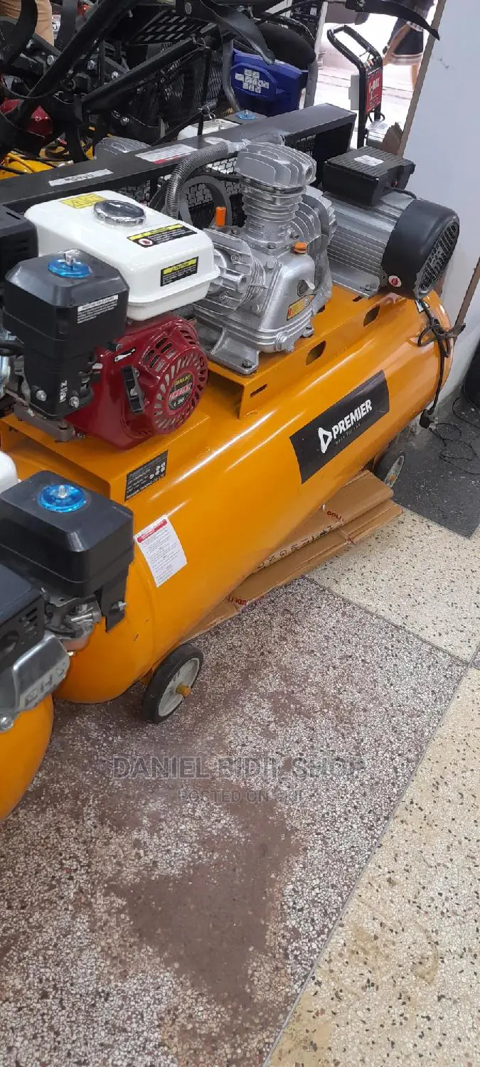 Air Compressor 300ltrs Twin Petrol N Electric Premier