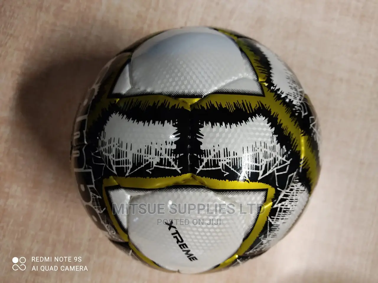 Samba Xtreme Football Yellow, White Black Ball
