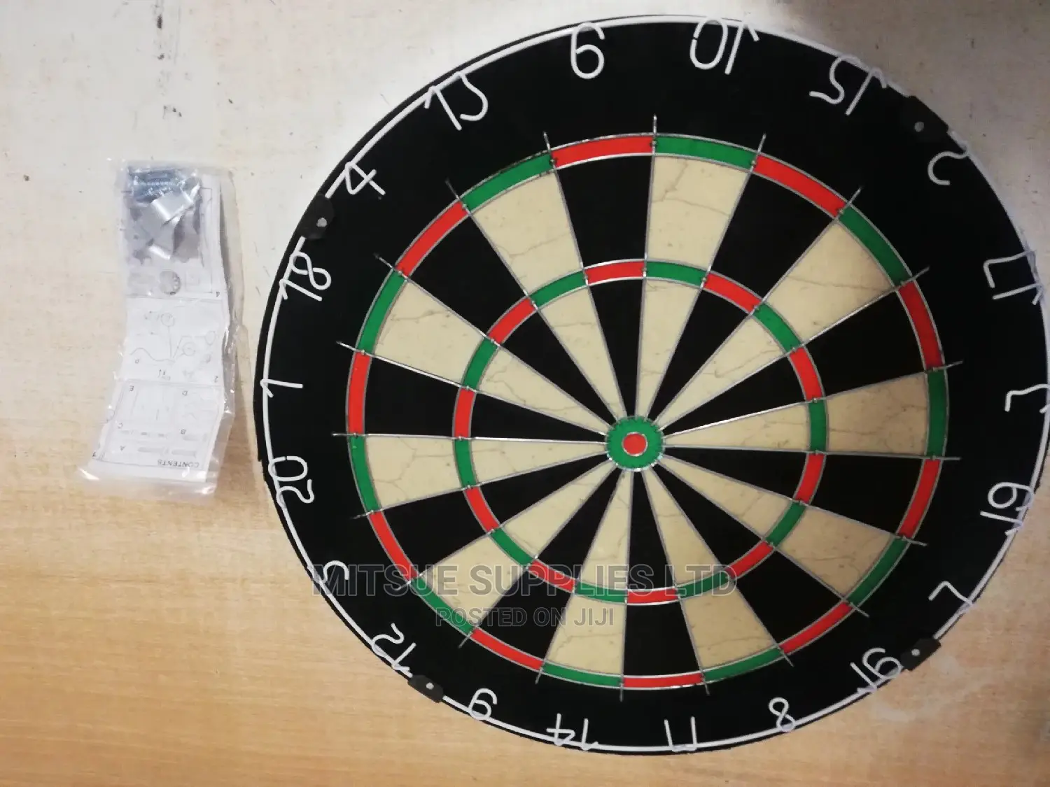 Heavy Duty Bristle Dartboard With Steel Dart Kwiz