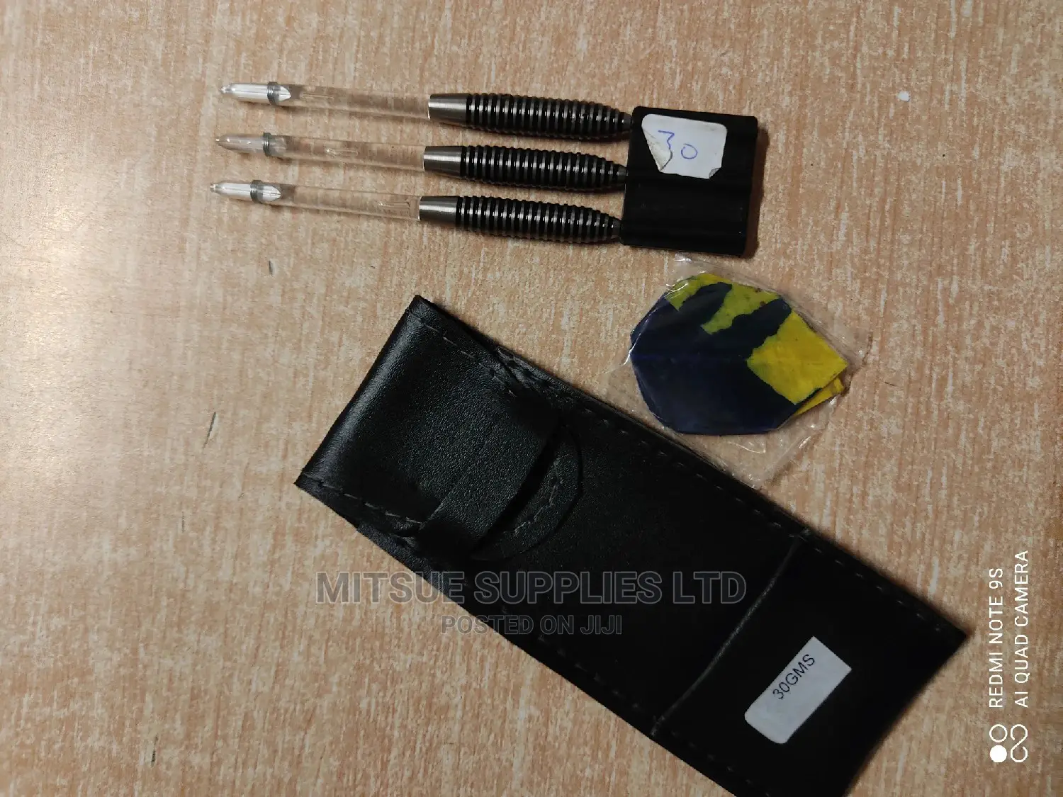 Set of Tungsten Darts With Wallet ( Silver Black)
