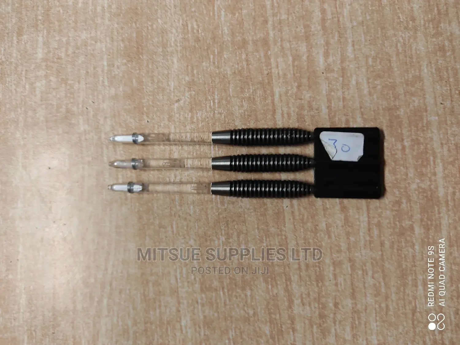 Set of Tungsten Darts With Wallet ( Silver Black)