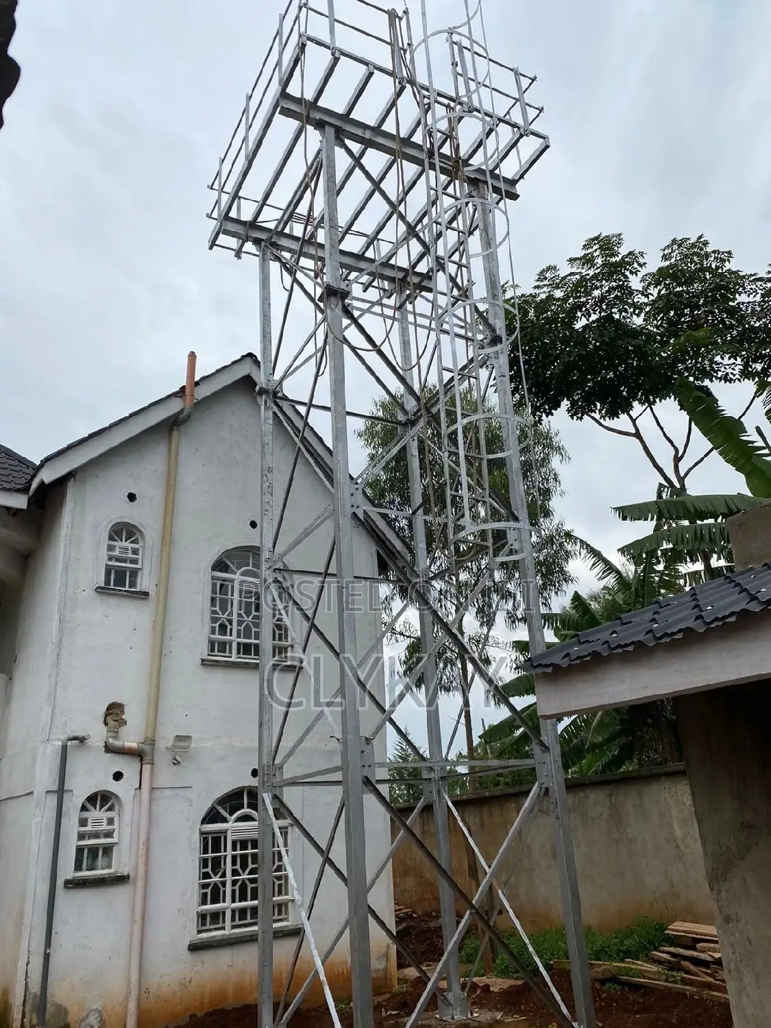 Metal and Galvanized Tank and Raised Elevated Tower