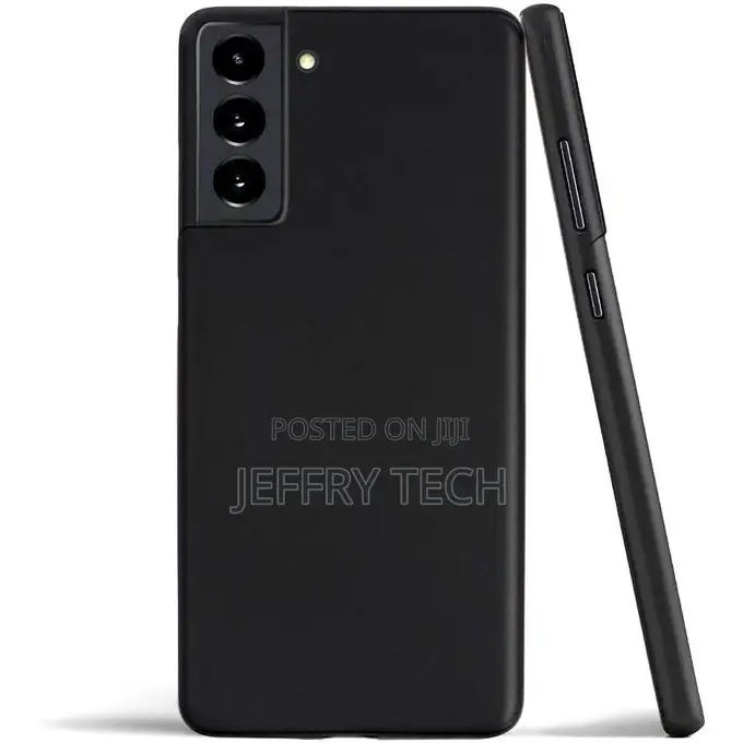 Black Silicon Case for Samsung Galaxy S21 Plus