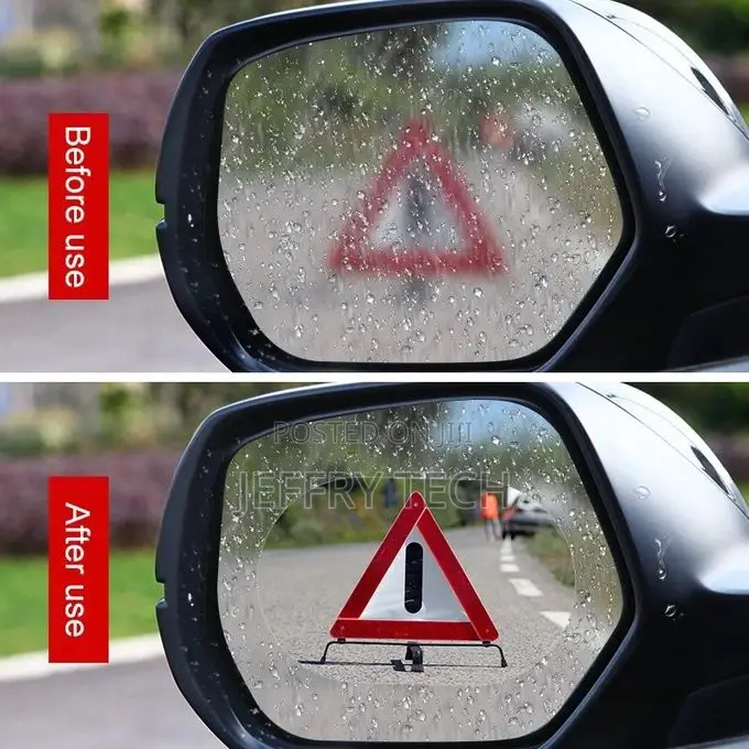 Car Rain-Proof Anti-Fogging Mirror Sticker Rear-View Film