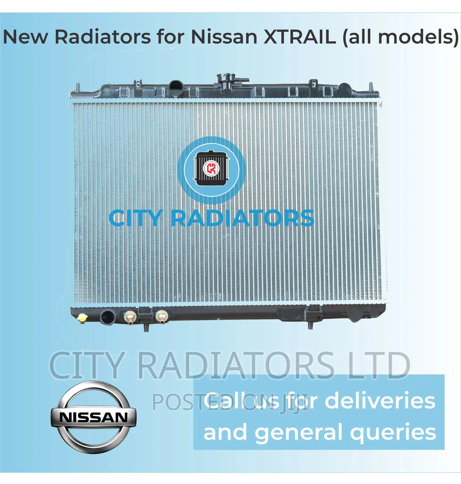 Nissan Xtrail New Aluminium Plastic Radiator On Sale