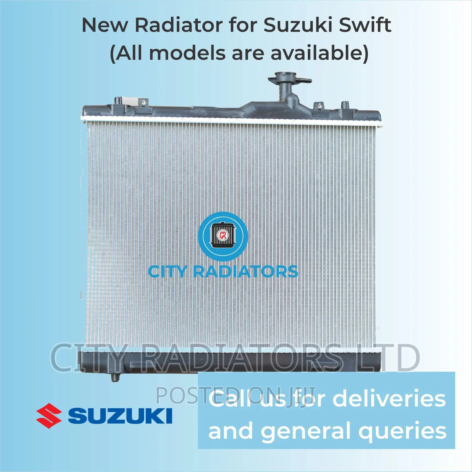 Suzuki Swift (05-11) Aluminium Plastic Radiator On Sale