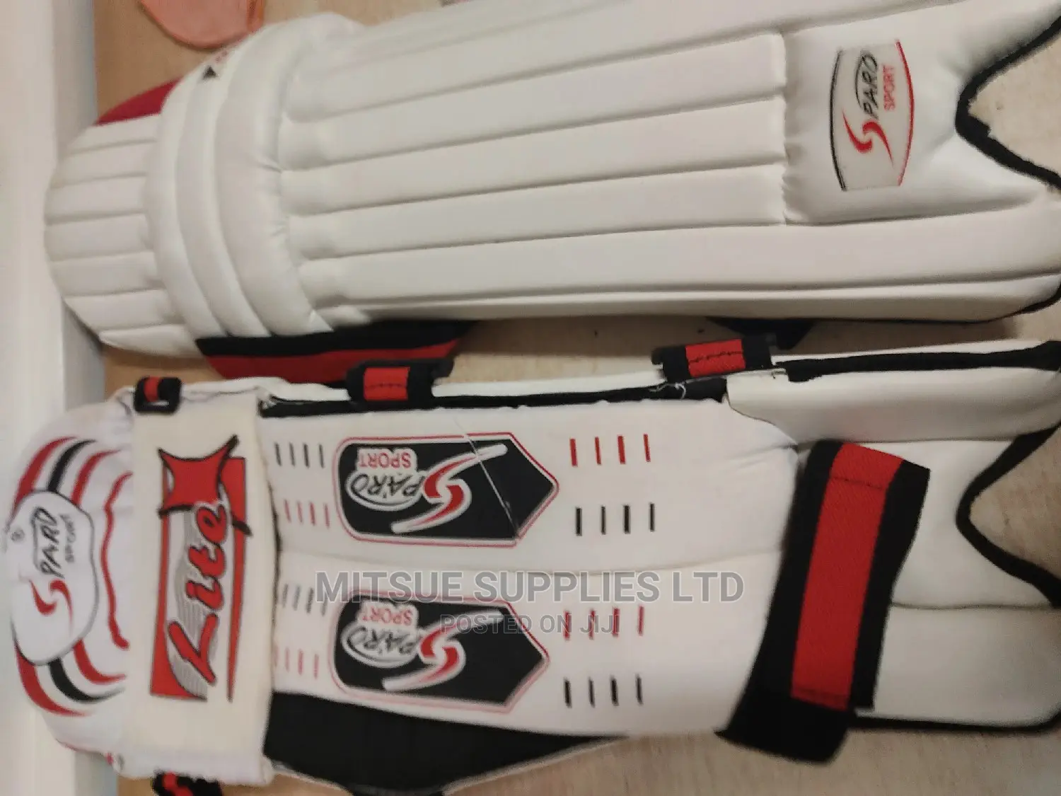 Pair of Sparo Cricket Batting Leg Guard for Senior Pro